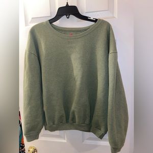 Green Hanes Sweatshirt
